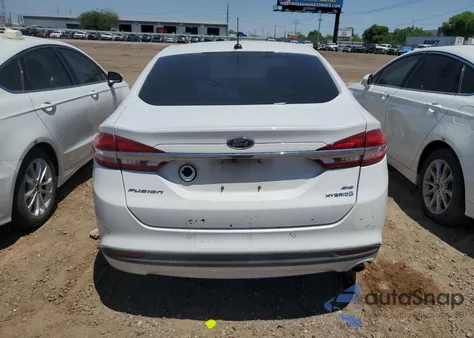 2017 Ford Fusion Se Hybrid z USA, uszkodzony, nr VIN 3FA6P0LU5HR409178